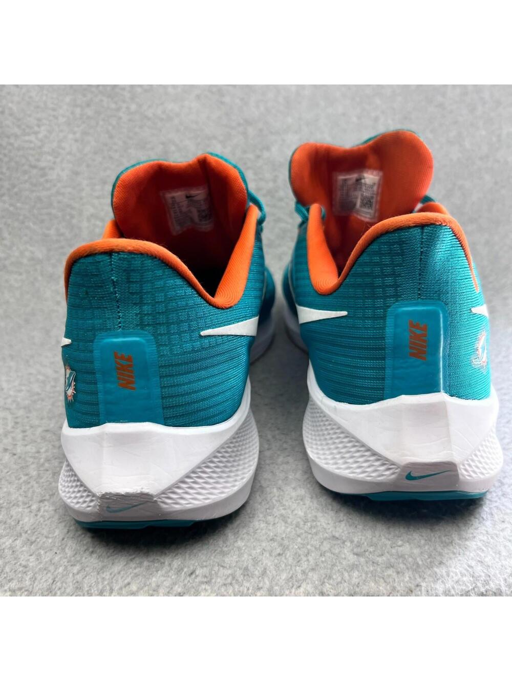 Nike Air Zoom Pegasus 39 Miami Dolphins NFL Men Running Shoes size 15 DR2052-300 - Picture 4 of 9